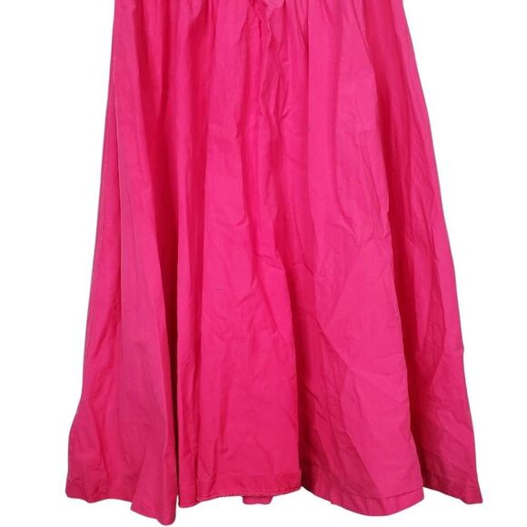 Divided by H&M Double V-neck Smocked Waist Sleeveless Sundress Pink Size 6 - Picture 3 of 12